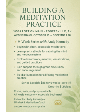Meditation Series at the Yoga Loft on Main