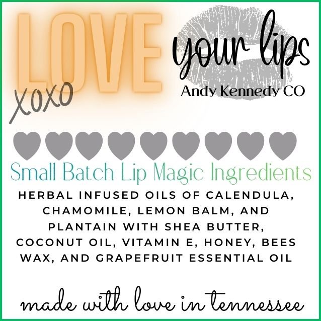 Love your lips label