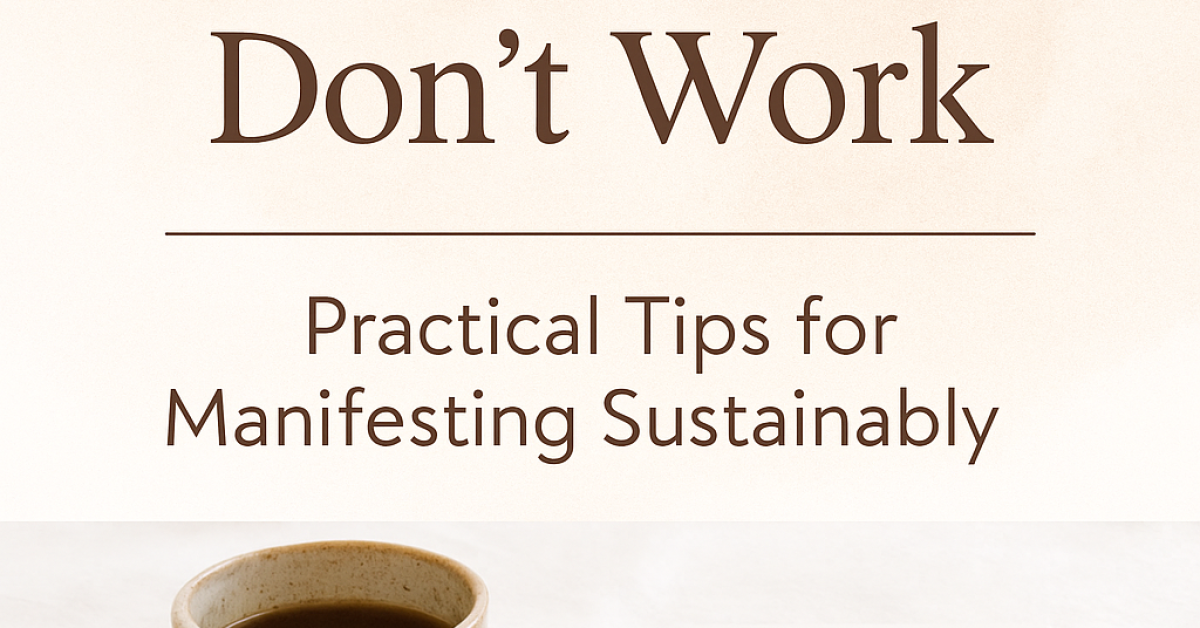 Manifestation Tips and Rituals
